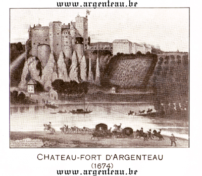 Chateau d'Argenteau autrefois